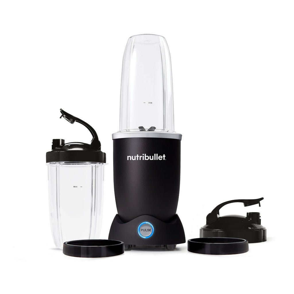 nutribullet Pro+ Personal Blender 1200W – Pulse Function, Auto Shut-Off, Nutrient Extractor for Smoothies, Shakes & Salsas – Includes 32 oz & 24 oz To-Go Cups, Matte Black